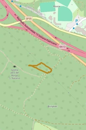 Planimetria TERRENO AGRICOLO - 5000 m² - MONTE GRISA / TRIESTE