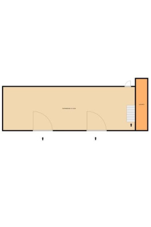 Planimetria CAPANNONE CON OTTIME ALTEZZE – 935 M² - LOC. DOMIO, 145 (TS)