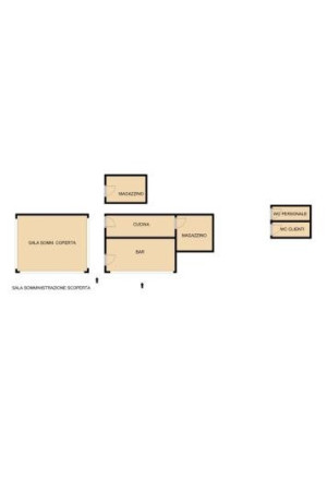 Planimetria CHIRINGUITO CANOVELLA - STABILIMENTO BALNEARE