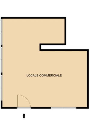 Planimetria NEGOZIO - 55M² - VIA MADONNINA, 7 (TS)