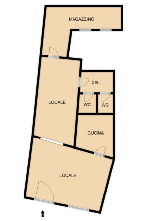 Planimetria RISTORANTE - 97M² - VIALE XX SETTEMBRE 41