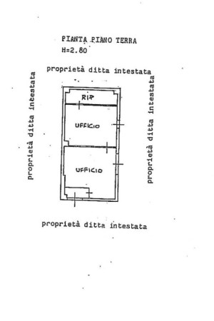 Planimetria MAGAZZINO - 136M² - CAMPI ELISI (TS)