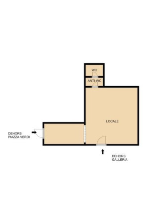 Planimetria CITY BAR TERGESTEO - 80 M² - PIAZZA VERDI, 2 (TS)