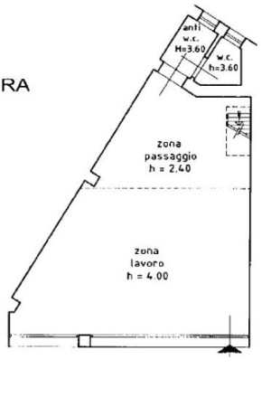 Planimetria PARRUCCHIERE - 44M² - VIA P. MASCAGNI, 2 (TS)
