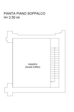 Planimetria ATTIVITA' RISTORANTE - 244 M² - VIA TRENTO, 7 (TS)