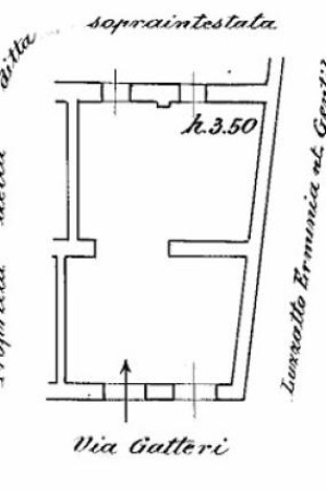 Planimetria NEGOZIO - 84M² - VIA GATTERI, 17