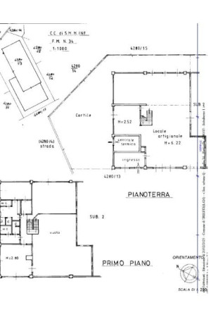 Planimetria CAPANNONE - 610M² - VIA C. ERRERA, 8 (TS)
