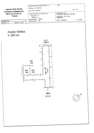 Planimetria CANTINE - 3,5M² - VIA VIGNETI, 24