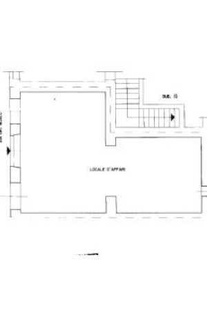 Planimetria LOCALE COMMERCIALE - 70M² - VIA DEL BOSCO 6/B
