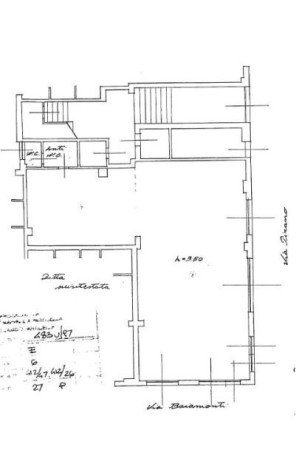 Planimetria ATTIVITA’ DROGHERIA - 117 M² - VIA PIRANO, 4 (TS)