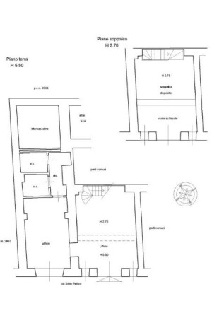 Planimetria UFFICIO - 100M² - VIA SILVIO PELLICO, 10/A