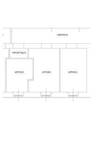 Planimetria STANZE UFFICIO – 18/22 M² - CAVANA (TS)