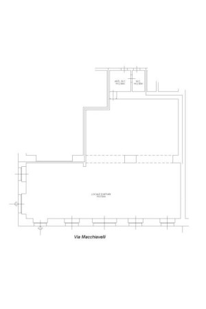 Planimetria NEGOZIO ANGOLARE - 146M² - VIA MACHIAVELLI, 26