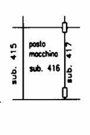 Planimetria POSTO AUTO COPERTO - 16M² - PORTO SAN ROCCO MUGGIA (TS)