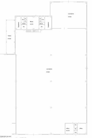 Planimetria CAPANNONE - 3560M² - VIA REMIS, 3 (UD)