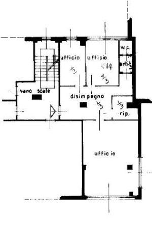 Planimetria UFFICIO - 100M² - VIA I MAGGIO, 23 CERVIGNANO DEL FRIULI