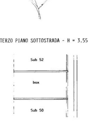 Planimetria BOX SOPPALCATO - 14M² - VIA DELL'ISTRIA, 139/1(TS)