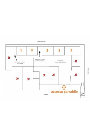 Planimetria CANTINE - 8 - 10 M² - VIA DELL'ISTRIA 81 (TS)