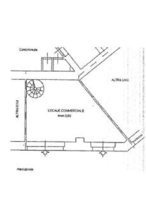 Planimetria LOCALE COMMERCIALE - 46M² - VIA SETTEFONTANE, 40 (TS)