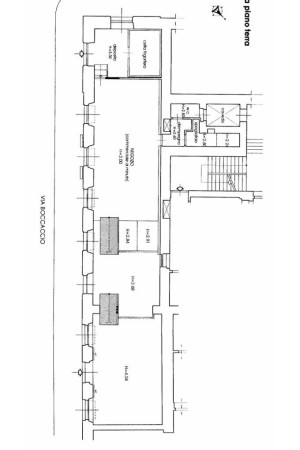 Planimetria ATTIVITA' DI VENDITA - 184 M² - VIA BOCCACCIO, 6 (TS)