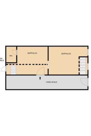 Planimetria MAGAZZINO - 55 M² - VIA SAN SERVOLO, 3 (TS)