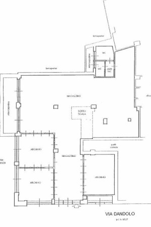 Planimetria DEPOSITO - 214M² - VIA DANDOLO, 7/A