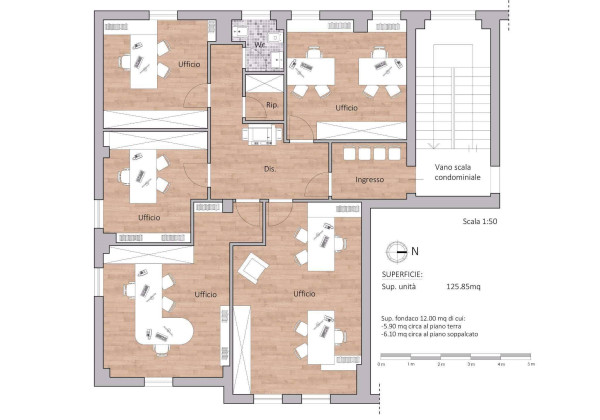 Ufficio - Loc.Com. ASCOLI PICENO affitto  Centro città Santa Maria Intervineas Immobiliare Centro Servizi Ascoli