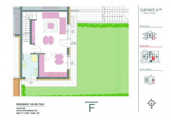 Villa Affiancata - Schiera ROVELLASCA vendita   dei Tigli Guffanti A. S.p.a.