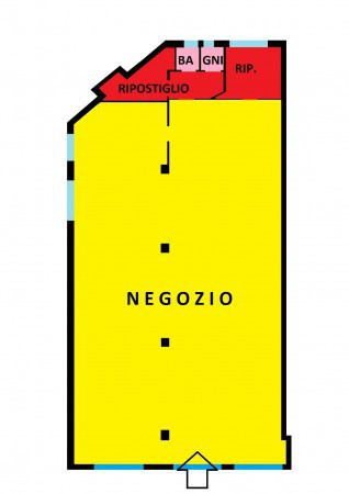 Negozio - Loc.Com. BOLOGNA affitto  SAN FELICE  Generale Fondiaria