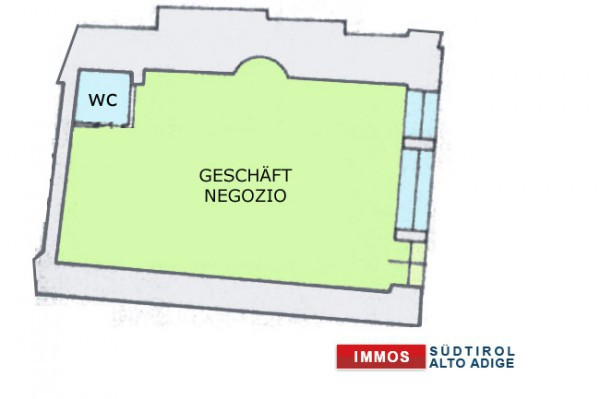 Negozio - Loc.Com. BOLZANO vendita   dei Francescani Immo S&uuml;dtirol Srl