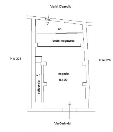 Negozio - Loc.Com. GROSSETO affitto  Centro Storico Giuseppe Garibaldi Immobiliare Borgo Antico
