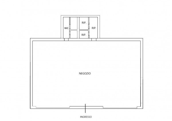Negozio - Loc.Com. PADOVA affitto  CAMIN Lisbona IMMOBILIARE LA CHIAVE