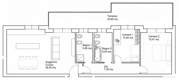 Appartamento CAMPONOGARA vendita    Style immobiliare