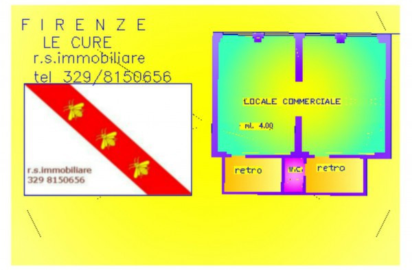 Negozio - Loc.Com. FIRENZE affitto  LE CURE delle Cure R.S.IMMOBILIARE