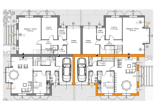 Villa Affiancata - Schiera FORLÌ vendita   Fossoli COSTRUZIONI EDILI S.A.S.