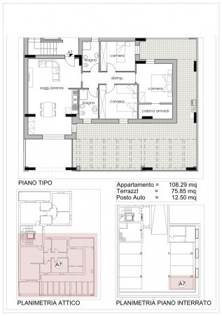 Attico PRATO vendita  Mezzana, Zarini, Soccorso  Agenzia Immobiliare BG