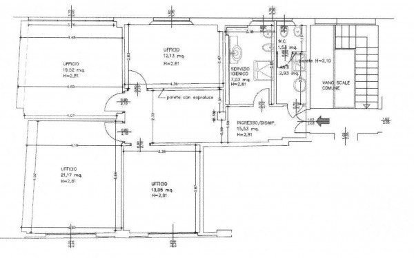 Ufficio - Loc.Com. BOLOGNA affitto  CENTRO STORICO Guglielmo Oberdan STUDIO DOTT. GIROLAMO QUADRI